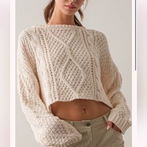 Talulah Cropped Sweater
